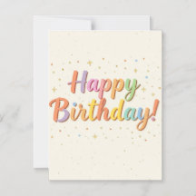 Carte d'invitation d'anniversaire 