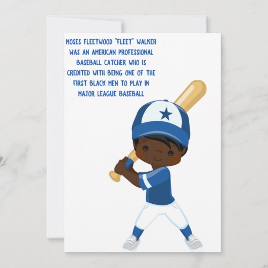 Carte d'invitation d'anniversaire (Dos)