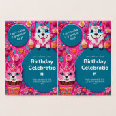 CARTE D'INVITATION D'ANNIVERSAIRE (Intérieur)