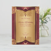 carte d'invitation d'anniversaire (Debout devant)