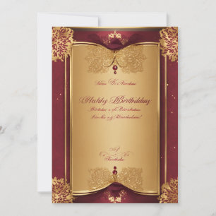 carte d'invitation d'anniversaire