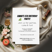 Carte d'invitation d'anniversaire | 1er anniversai