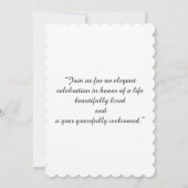 Carte d'invitation d'anniversaire 5' x 7' (avec en (Dos)