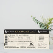 carte d'invitation d'anniversaire 60 ans originale (Debout devant)