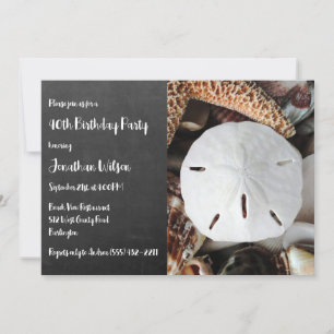 Carte d'invitation d'anniversaire à l'ardoise Doll