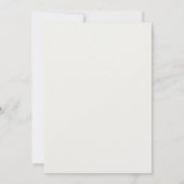 Carte d'invitation d'anniversaire à l'esthétique m (Dos)