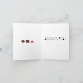 Carte d'invitation d'anniversaire à motif géométri (Intérieur)