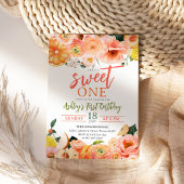 Carte d'invitation d'anniversaire Citrus d'été dou