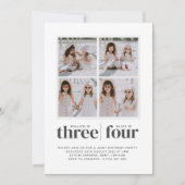 Carte d'invitation d'anniversaire conjoint de sœur (Devant)