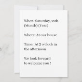 carte d'invitation d'anniversaire cupcake et ballo (Dos)