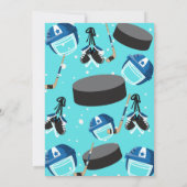 Carte d'invitation d'anniversaire de la fête de ho (Dos)