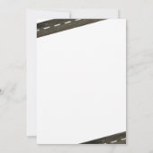 Carte d'invitation d'anniversaire de voiture de co (Dos)