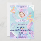 carte d'invitation d'anniversaire desievite (Dos)