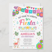 Carte d'invitation d'anniversaire Fiesta | Invitat (Devant)
