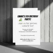 Carte d'invitation d'anniversaire | Invitation Fou