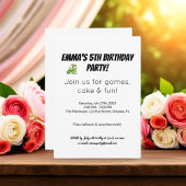 Carte d'invitation d'anniversaire | Invitation Fou