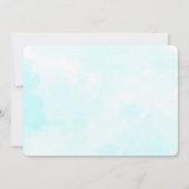 Carte d'invitation d'anniversaire Lion Mignon Pêch (Dos)