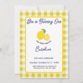 Carte d'invitation d'anniversaire Main Squeeze (Devant)