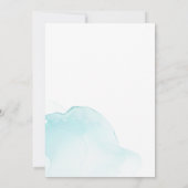 Carte d'invitation d'anniversaire, modèle éditable (Dos)