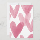 Carte d'invitation d'anniversaire pastel mignonne (Dos)