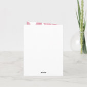 Carte d'invitation d'anniversaire pastel mignonne (Dos)