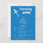 Carte d'invitation d'anniversaire personnalisée de (Devant)