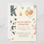 Carte d'invitation d'anniversaire pour amis des an (Devant)