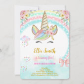 Carte d'invitation d'anniversaire pour enfants lic (Devant)