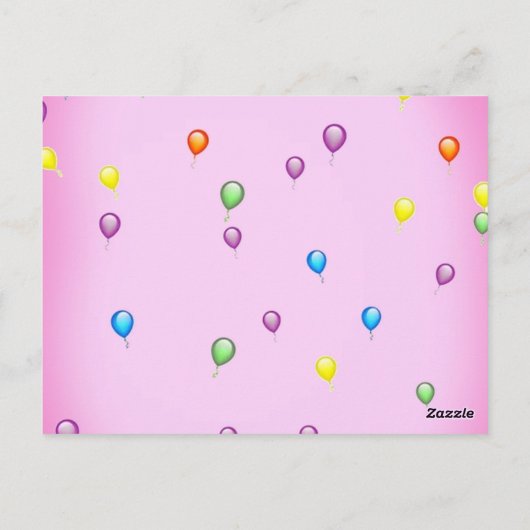 CARTE D'INVITATION D'ANNIVERSAIRE POUR FILLES DE 4 (Dos)