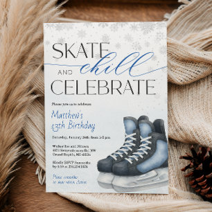Carte d'invitation d'anniversaire pour garçon de h