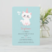 Carte d'invitation d'anniversaire pour une journée (Debout devant)