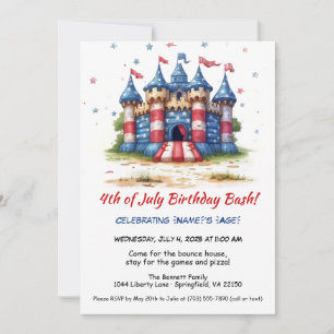 Carte d'invitation d'anniversaire pour une maison
