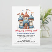 Carte d'invitation d'anniversaire pour une maison (Debout devant)