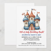 Carte d'invitation d'anniversaire pour une maison (Devant / Derrière)