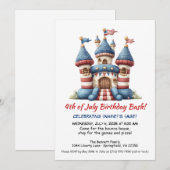 Carte d'invitation d'anniversaire pour une maison (Devant / Derrière)