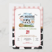 Carte d'invitation d'anniversaire sur le thème de (Devant)