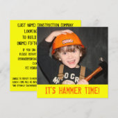 Carte d'invitation d'anniversaire sur le thème des (Devant / Derrière)