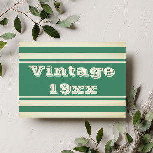 Carte d'invitation d'anniversaire vintage rétro ve