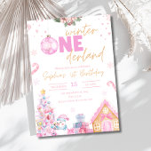 Carte d'invitation d'anniversaire Winter Onederlan