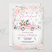 Carte d'invitation d'anniversaire Winter Onederlan (Devant)