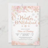 Carte d'invitation d'anniversaire Winter ONEderlan (Devant)
