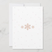 Carte d'invitation d'anniversaire Winter ONEderlan (Dos)