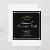 Carte d'invitation de 4,25 po x 5,5 po (Devant / Derrière)