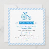 Carte d'invitation de Baby shower garçon (Devant)