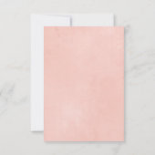 Carte d'invitation de Baby shower virtuel de lapin (Dos)