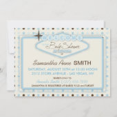 Carte d'invitation de bébé de Vegas (Dos)