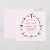 Carte d'invitation de Brunch de Pâques (Devant / Derrière)