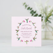 Carte d'invitation de Brunch de Pâques (Debout devant)
