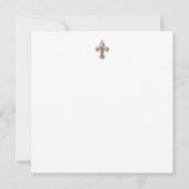 Carte d'invitation de château de conte de fées (Dos)