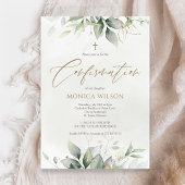 Carte d'invitation de confirmation à l'aquarelle d
